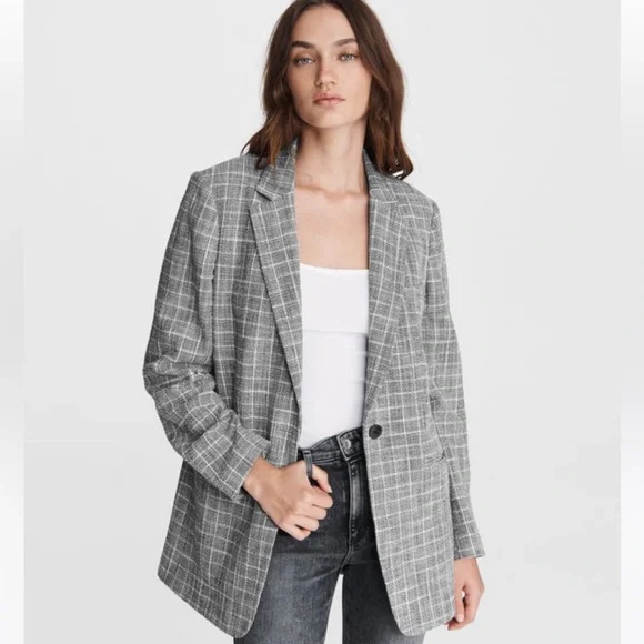 rag bone Jackets Coats Rag Bone Ames Deconstructed Check